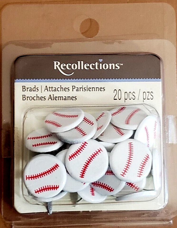 RECUERDOS Brads Decorativos - BÉISBOL - 20 piezas Foto 1 de 1