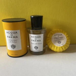 AQUA DI PARMA 3 pc Toiletry Set ~ Bath Salts Soap & Shower Gel - Picture 1 of 8