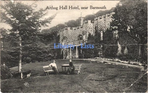 Arthog Hall Hotel, near Barmouth Wales Valentines Postcard - Picture 1 of 7