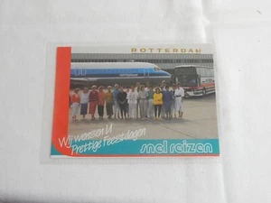 Postcard Of An NLM Cityhopper At Rotterdam Airport Holland - Used - Picture 1 of 2