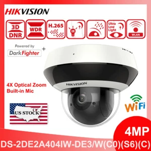 Hikvision DS-2DE2A404IW-DE3/W(C0)(S6)(C) 4MP PTZ 4x Zoom WiFi Mini PT IP Camera - Picture 1 of 5