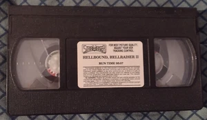 HELLRAISER II 2 Hellbound VHS Tape - 1990 80s Horror Movie Star Maker VINTAGE - Picture 1 of 6