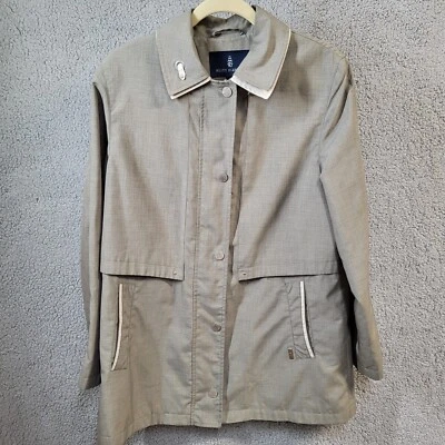 Impermeable Misty Harbor Signature para mujer color topo 10 bolsillos forrados con resorte Foto 1 de 4