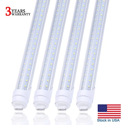 T8 8FT R17D HO Led Tube Light 8' Led Bulbs 65W 45W 8Foot Led Shop Light 6000K - Image 1 of 4