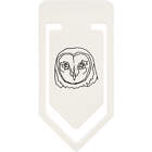 'Owl Head' Plastic Paper Clips (CC035150)