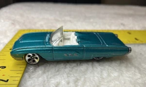 HOT WHEELS 1963 Ford Thunderbird Convertible "Teal" Beauty - Picture 1 of 10