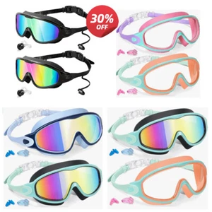 Anti Fog Swimming Goggles Adults Kids Waterproof Frame Swim Diving Eyewear UK- - Picture 1 of 33