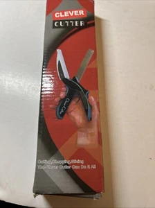 Clever Cutter Kitchen Scissor Knife 2-in-1 Smart Cutter Salad Scissors Chopper - Picture 1 of 6