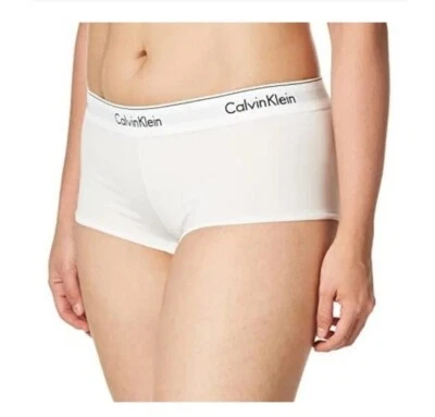  Bermuda masculina de algodão nova com etiquetas Calvin Klein F3788 "moderna" Culotte Garconne, tamanho pequeno - Imagem 1 de 4