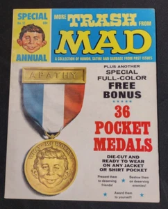 12º Anual Super Special Mad Magazine 1969 60 centavos medallas de bolsillo de bonificación JC CB3 - Imagen 1 de 6