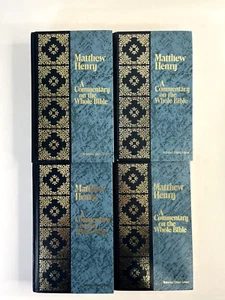 MATTHEW HENRY’S Commentary On The Whole Bible Volumes 1, 3, 4, 5 SET - Picture 1 of 21
