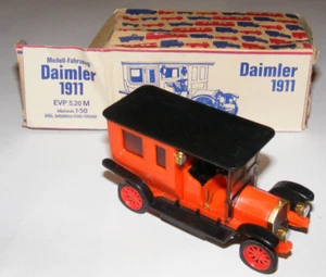 DDR VEB Plastspielwaren Berlin 1/50 Oldtimer Daimler Benz 1911 Modellauto OVP - Bild 1 von 4