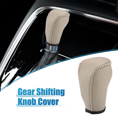 Gear Shifting Knob Cover Trim for Nissan Murano 2009-2013 Faux Leather Beige Foto 1 de 4