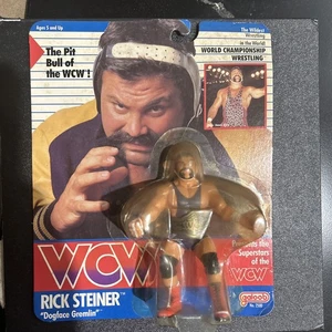 Figura de acción 1990 "Dogface Gremlin" Rick Steiner WCW Galoob sellada ¡NUEVA EN CAJA!! - Imagen 1 de 3