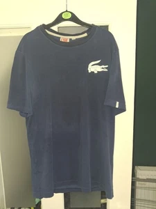 LACOSTE LIVE T-Shirt - Size Medium size 4 - Navy - Great Condition - Men’s - Picture 1 of 5