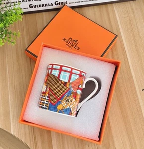 Hermes Horses Tea Cup Mug Luxury Bone China New In Gift Box - Picture 1 of 9