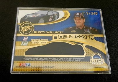 2005 Press Pass Eclipse Double Cover RUSTY WALLACE,  RYAN NEWMAN #'d 319/340 DC2 - Image 1 of 2