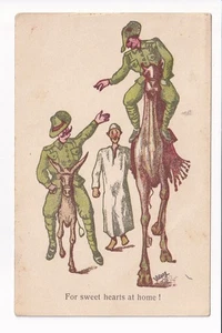 WW1 Comic Australian Soldier in Egypt For Sweet Hearts at Home - Bild 1 von 2