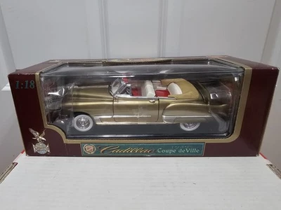 Cadillac Coupe De Ville 1949 diecast Road Legends 1/18 convertible (oro) nuevo en caja  Foto 1 de 4