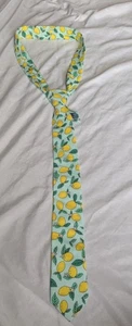 Belluno Lemon 100% Cotton Tie - Picture 1 of 5