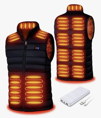 Heated Hunting Vest with Battery Pack, Smart Electric Heating Vest Size L - Image 1 of 4