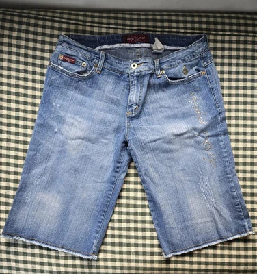 BABY PHAT DENIM JEAN SHORTS, SIZE 11 Rhinestones  - Image 1 of 4