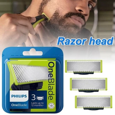 3 Pack of Philips Genuine OneBlade Original Replacement Blades - Model QP230/50