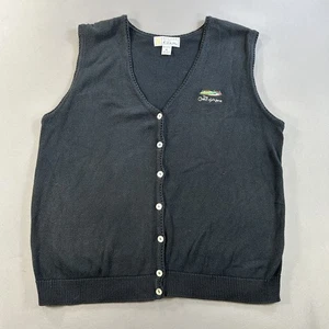 Vintage 80er Coeur d'Alene Idaho bestickt Strick ärmellos Golf Weste Herren XL USA - Bild 1 von 5