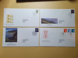 Inglaterra Escocia Gales Irlanda del Norte 2000 conjunto de 4 FDCS REGIONALES #3344 - Imagen 1 de 1