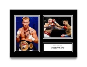 Foto firmata Topolino A4 autografo boxe IBF esposizione regalo leggera + certificato di autenticità - Foto 1 di 5