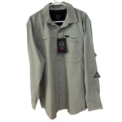 ATG by Wrangler Men’s Long Sleeve Size LT Button Up All Terrain Gear Shirt NWT - Image 1 of 4