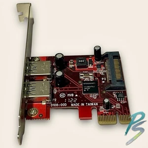 StarTech 2-Port SuperSpeed USB 3.0 PCI Card with UASP - SATA Power PEXUSB3S22 - Picture 1 of 4