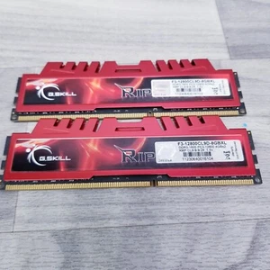 G.Skill Ripjaws X 8GB (4GBx2) PC3-12800 DDR3-1600 RAM F3-12800CL9D-8GBXL - Picture 1 of 4