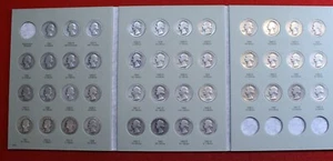 Álbum completo de 43 monedas de 43 monedas Washington Quarters 1932-1947 de H.E Harris WQ77 - Imagen 1 de 11