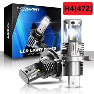 H4 LED Headlight Globes For TOYOTA HILUX 【1987 onwards】kit H/Low Beam 80W 6500K - Picture 1 of 12