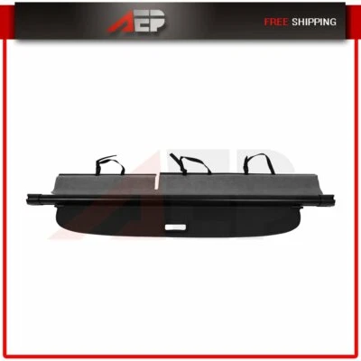 Retractable Black Cargo Cover Rear Trunk Privacy Shade Fits Audi Q7 2007-2015 Foto 1 de 4