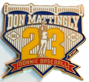 Pin Yankee Pins RARO DE COLECCIÓN NYY Pin New York Yankees Pin Don Mattingly Licencia MLB Pin - Imagen 1 de 3