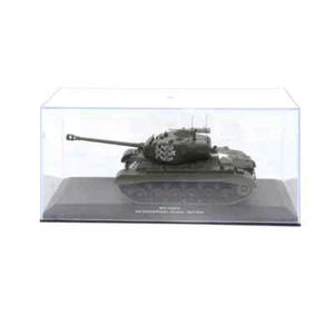 M26 Pershing 2nd Armored Div. US ARMY 1945 - Display Case 1/43 Scale Tank Model - Picture 1 of 7