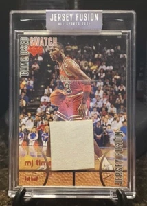 2021 Michael Jordan Chicago Bulls Game Used Swatch 1996/97 Season JF-MJ96 - Picture 1 of 4