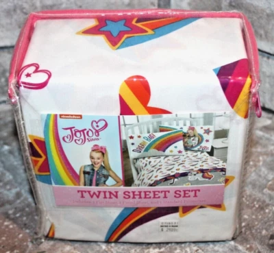 Nuevo en caja Nuevo JoJo Siwa The Dream Life Juego de sábanas dobles 3 piezas poliéster súper suave Foto 1 de 4