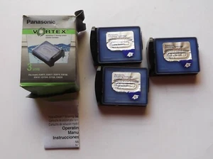 New Panasonic Vortex HydraClean Shaving System Solution 3 Cartridges Replacement - Picture 1 of 2
