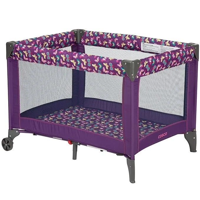 Cosco Funsport Portátil Compacto Cómodo Bebé Niño Pequeño Parque Infantil con Ruedas Foto 1 de 1