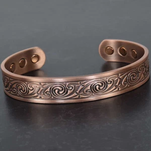 Heilung Kupfer Armband Unisex Arthritis Gelenk Schmerzlinderung keltischer Armreif (SLK) - Bild 1 von 6