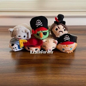 Tsum Tsum Plush Pirates Of The Caribbean Complete Set Of 7 Disney Parks - Picture 1 of 4