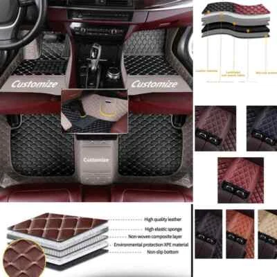 For Chevrolet Camaro LS/SS/RS Car Floor Mats Luxury Custom Carpet Waterproof Foto 1 de 4