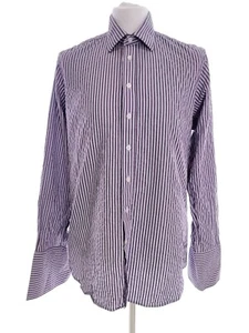 Austin Reed  T. 16 (40) Morado Camisa blusa con botones Algodón 100% Manga larga - Imagen 1 de 5