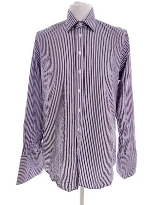 Austin Reed  T. 16 (40) Morado Camisa blusa con botones Algodón 100% Manga larga - Imagen 1 de 4