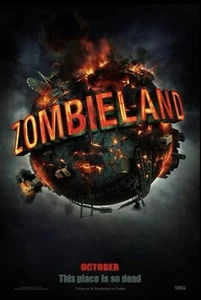 Póster original de la película Zombieland de una hoja - 2009 - Woody Harrelson - Imagen 1 de 5