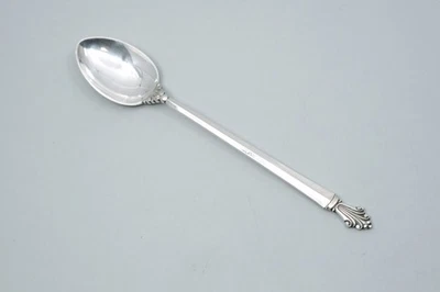 Cuchara(s) de té helado Acanthus de Georg Jensen de plata esterlina de 7 1/4" ~34 g sin monos Foto 1 de 4