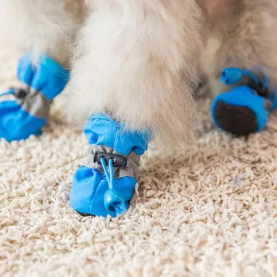 MARKENLOS Wasserdichte Winter Hundeschuhe Socken für kleine Katzen Welpen rutschfest